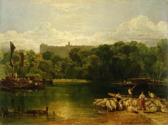 Schloss Windsor von der Themse, c.1805